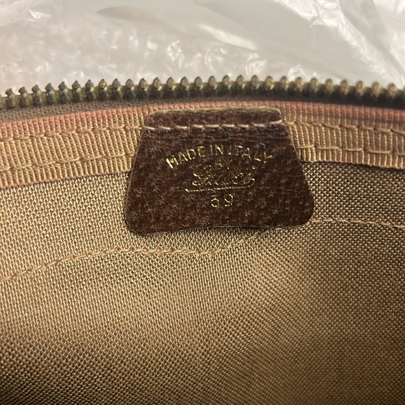 Vintage Gucci | GG Monogram Weekender Duffle Boston Bag w/ Built-In Lock - Picture 17 of 17